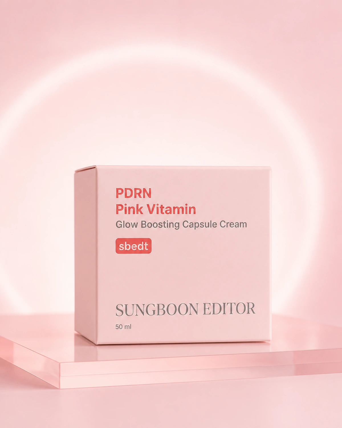 Sungboon Editor PDRN Pink Vitamin Glow Boosting Capsule Cream