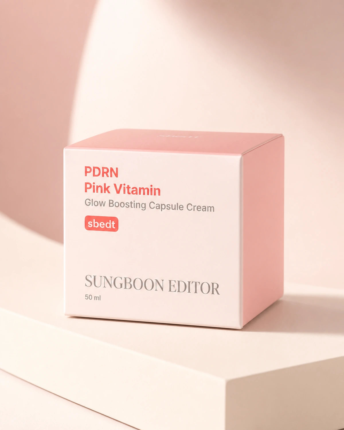 Sungboon Editor PDRN Pink Vitamin Glow Boosting Capsule Cream